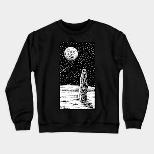 Merrivale Standing Stone, Dartmoor Crewneck Sweatshirt